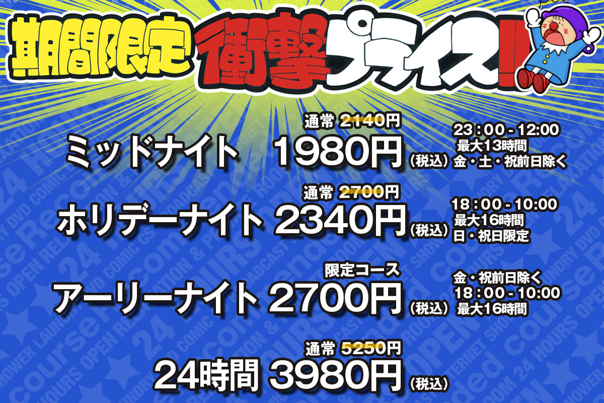 衝撃プライス