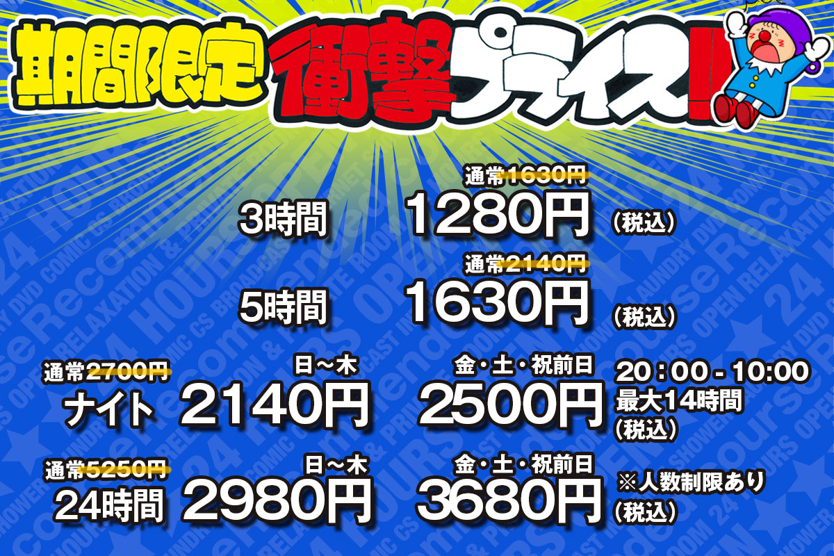 衝撃プライス