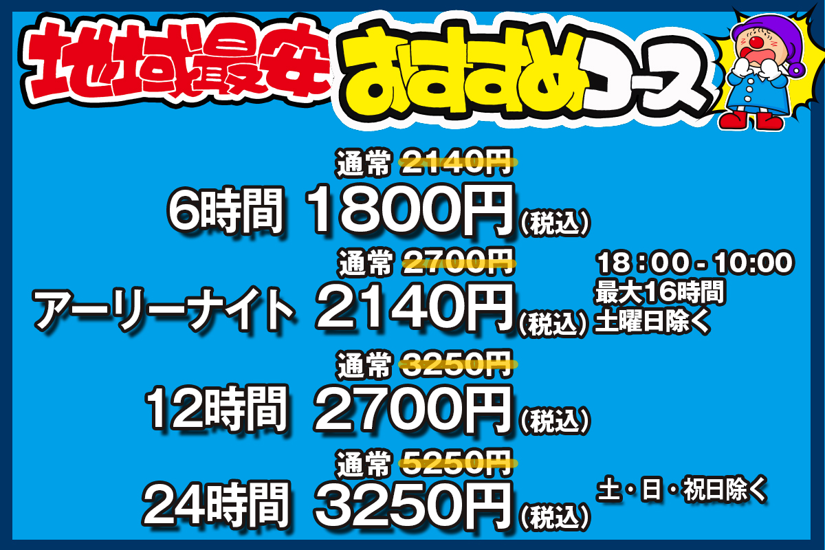 地域最安